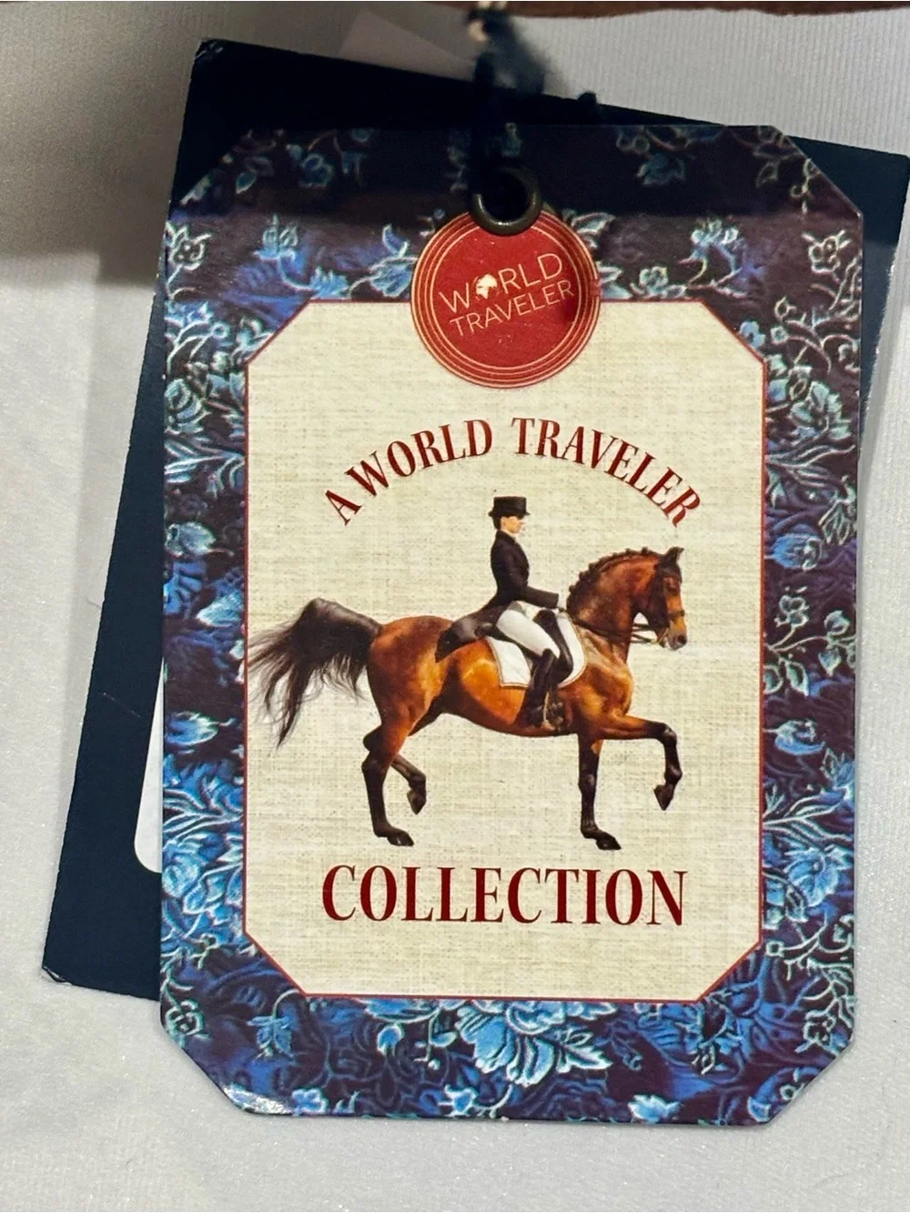 ⏱️6hrsale⏱️NWT Hines luxury World traveler Horse Tapestry Decorative Pillow